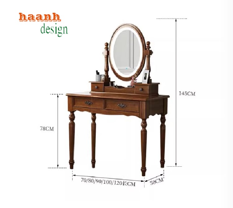 bàn phấn tân cổ điển