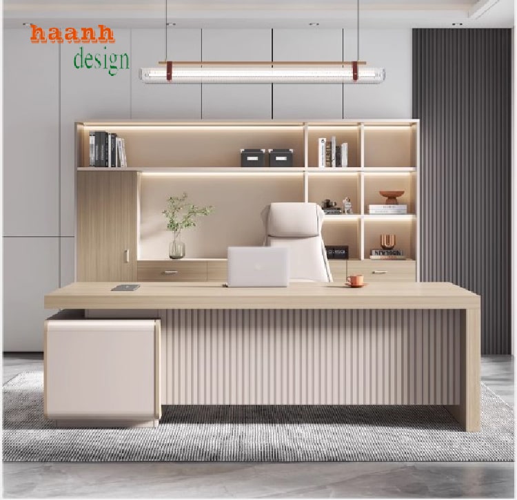 bàn trưởng phòng gỗ công nghiệp