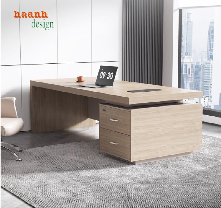 bàn trưởng phòng gỗ công nghiệp