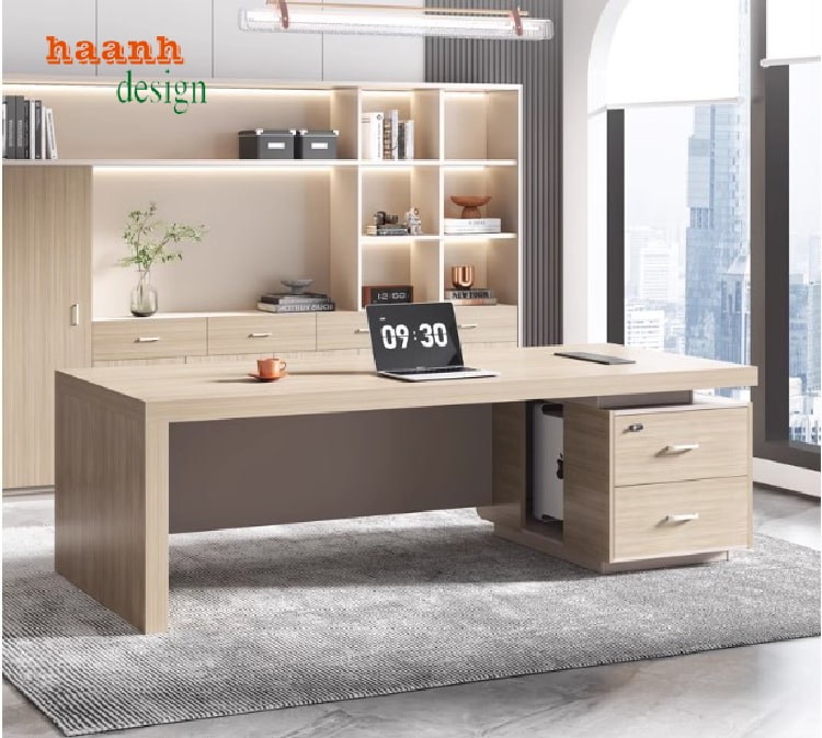 bàn trưởng phòng gỗ công nghiệp