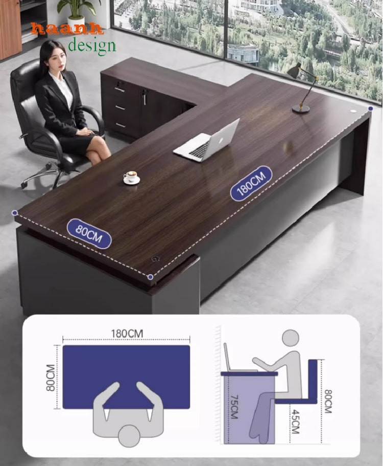 bàn làm việc trưởng phòng