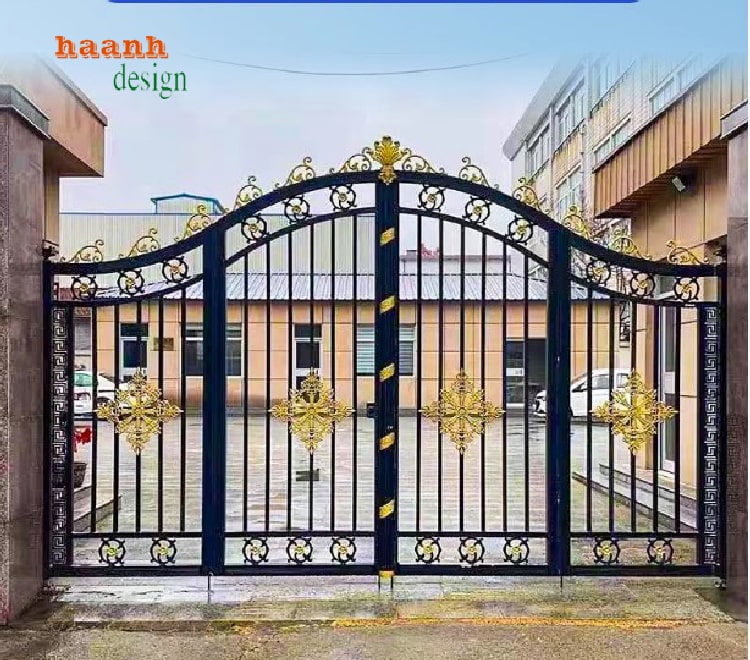 Cổng sắt mỹ thuật – Nét đẹp đẳng cấp cho không gian sống-CSM 001