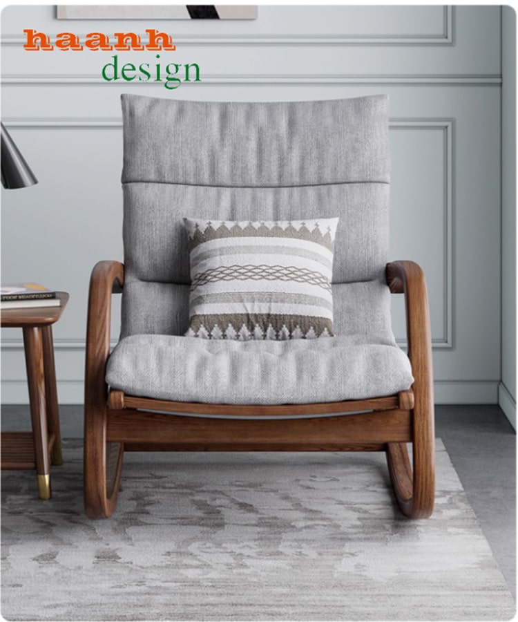 Ghế thư giãn gỗ sồi