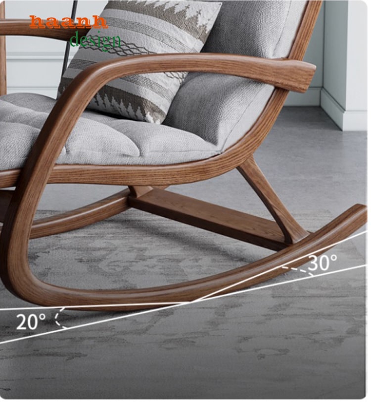 Ghế thư giãn gỗ sồi