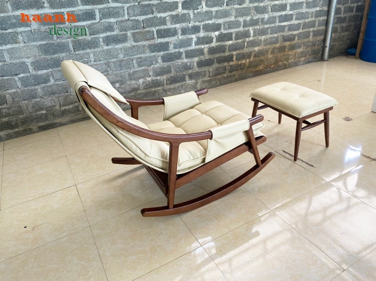 Ghế thư giãn đọc sách gỗ sồi