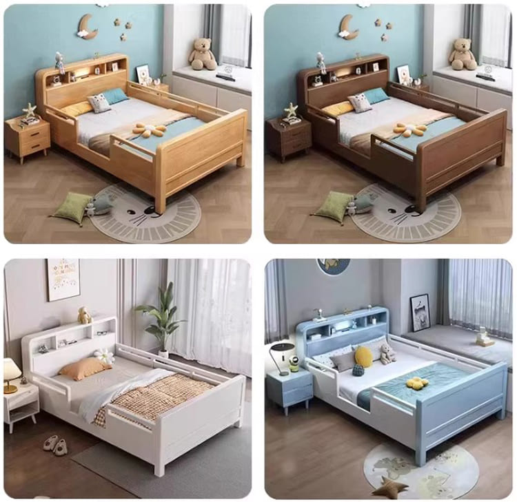 giường ngủ trẻ em bằng gỗ cao cấp