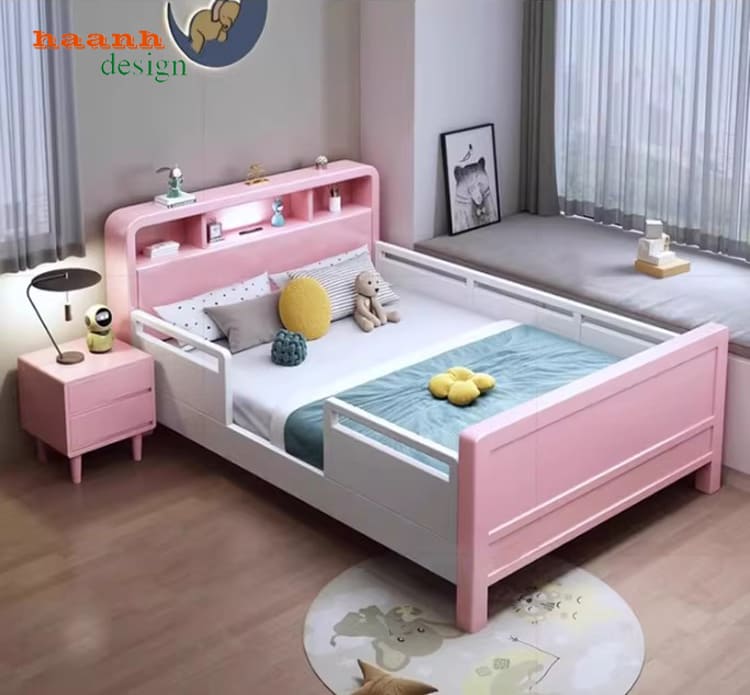 mẫu giường ngủ trẻ em bằng gỗ đẹp