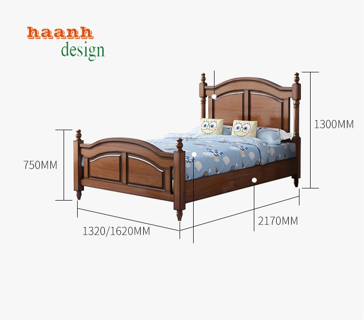 giường gỗ cho trẻ em