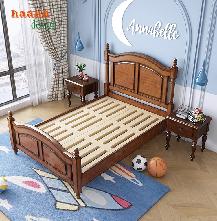 giường gỗ cho trẻ em