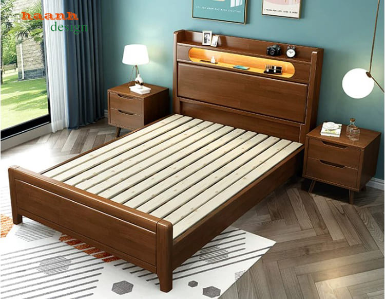 Chi tiết phản giường GND 017 Phản giường GND 017 gồm các thanh song song