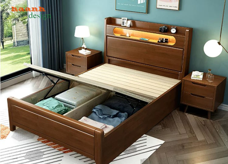 Khoang lưu trữ dưới giường GND 017 Khoang lưu trữ dưới phản giường GND 017