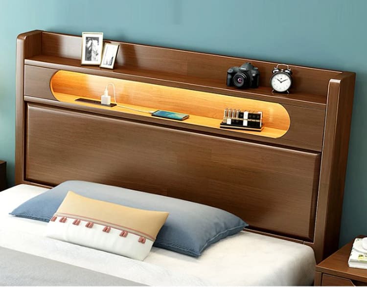 Chi tiết đầu giường GND 017 Chi tiết đầu giường GND 017 có hốc trang trí