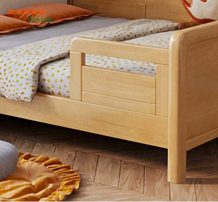 Thanh chắn bên hông GND 018 Chi tiết thanh chắn bên hông gần đuôi giường GND 018