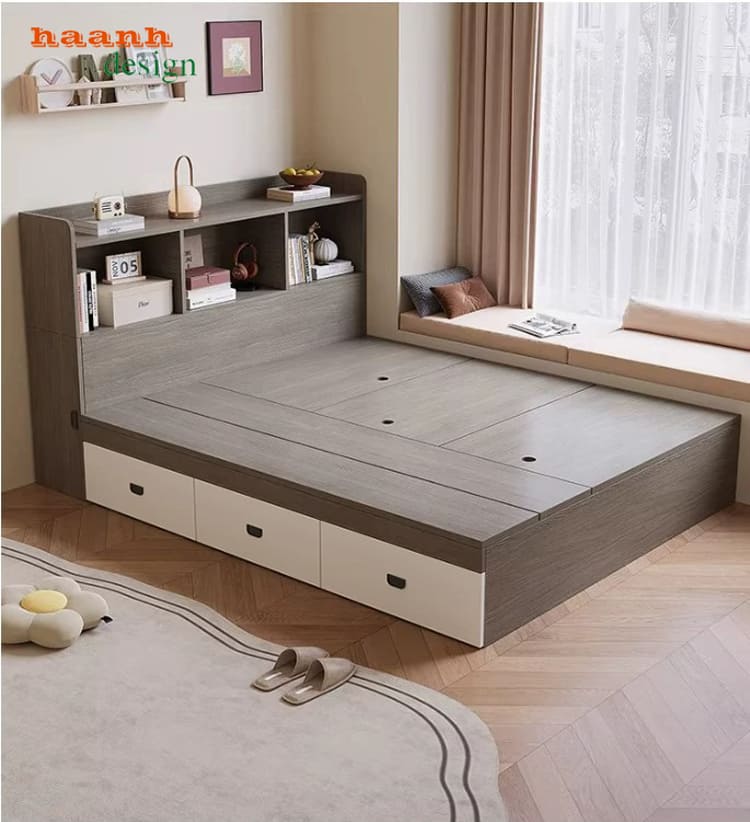 Giường Gỗ Công Nghiệp Cao Cấp