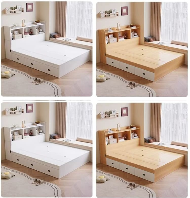 mẫu giường gỗ công nghiệp cao cấp đẹp hiện đại