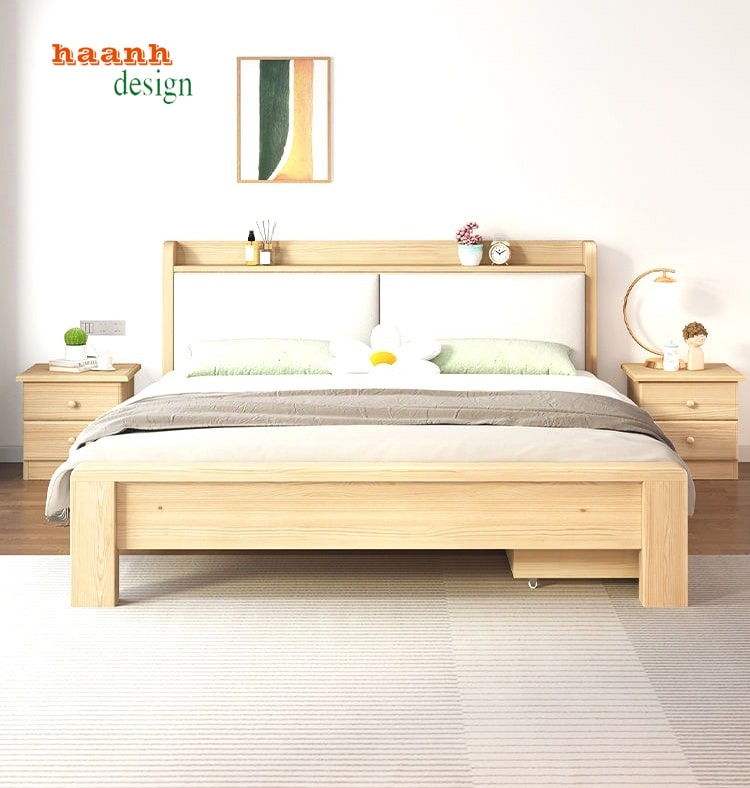 giường ngủ gỗ hiện đại