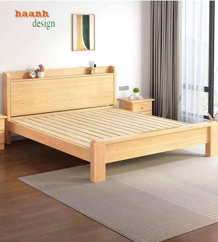 giường ngủ gỗ hiện đại