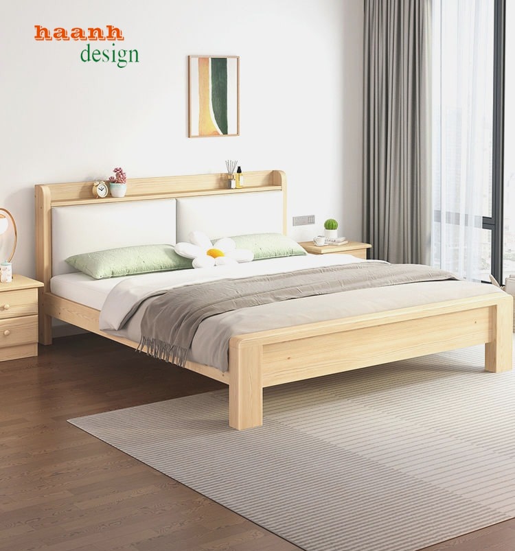 giường ngủ gỗ hiện đại
