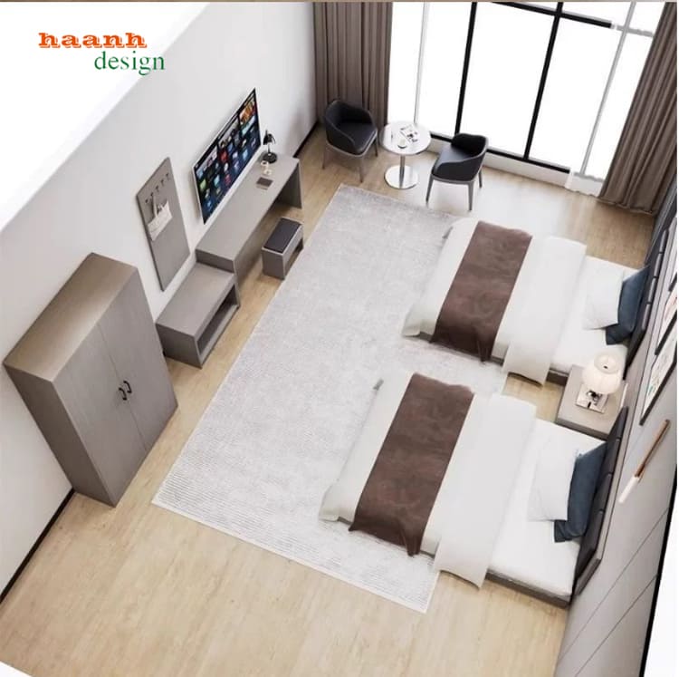 giường ngủ khách sạn cao cấp