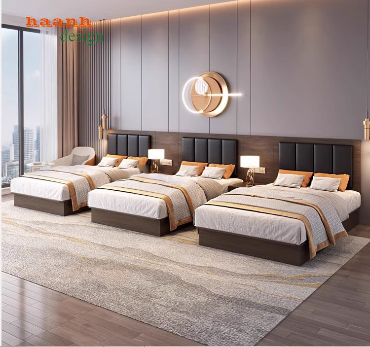 Nội thất khách sạn gỗ công nghiệp