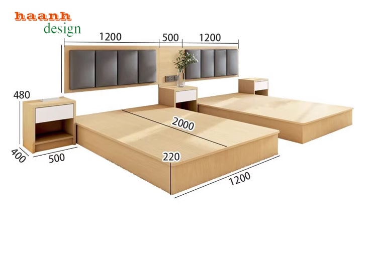 Giường ngủ khách sạn