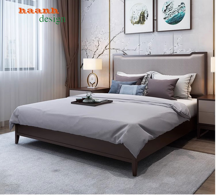 Giường khách sạn gỗ tự nhiên
