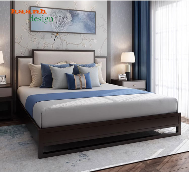 Giường ngủ khách sạn gỗ tự nhiên