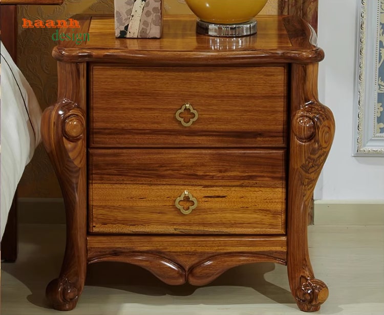 Giường ngủ gỗ tân cổ điển châu âu