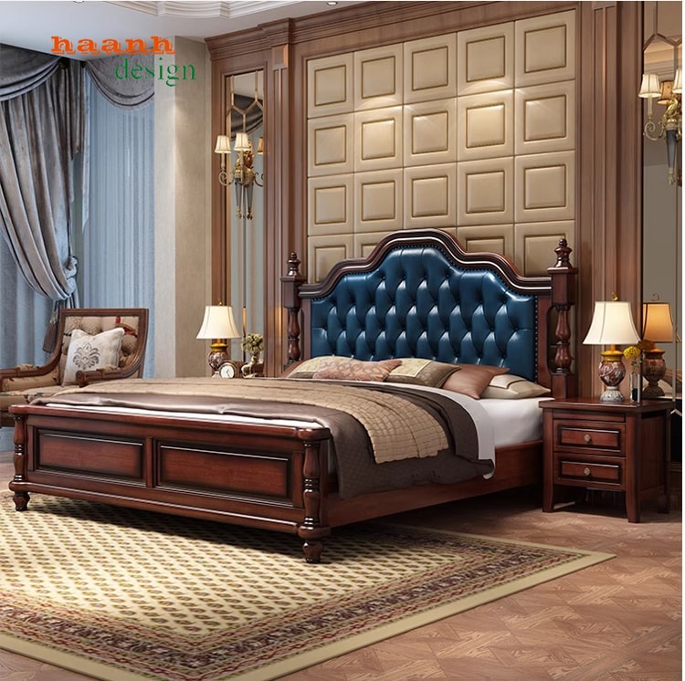 Giường ngủ tân cổ điển châu âu
