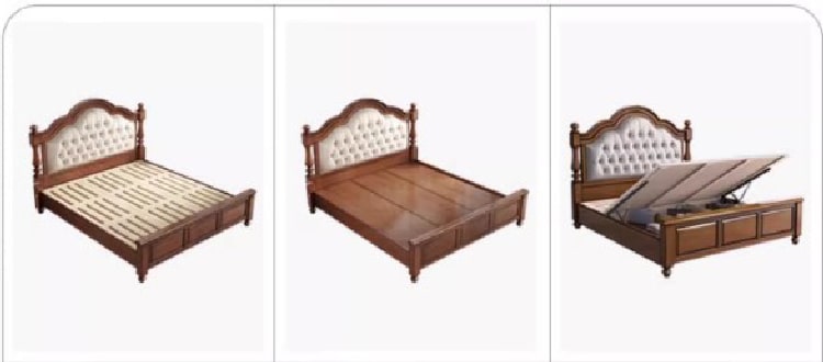giường gỗ tân cổ điển