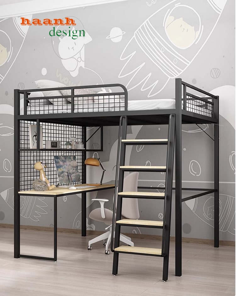 giường tầng sắt trẻ em