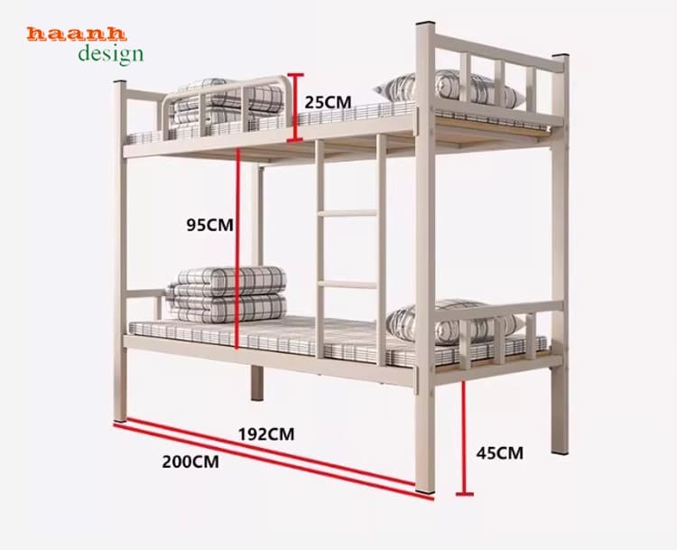 giường tầng sắt cho ký túc xá