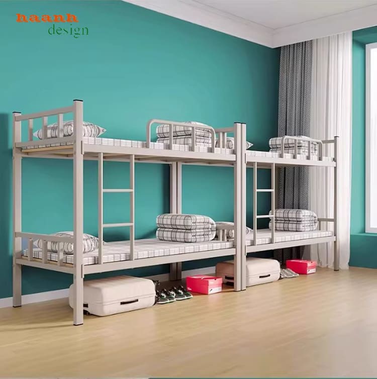 giường tầng sắt 2 tầng hiện đại