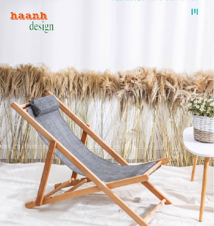 ghế thư giãn hồ bơi gỗ teak