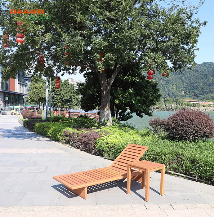 giường tắm nắng – giường tắm nắng gỗ teak đẹp