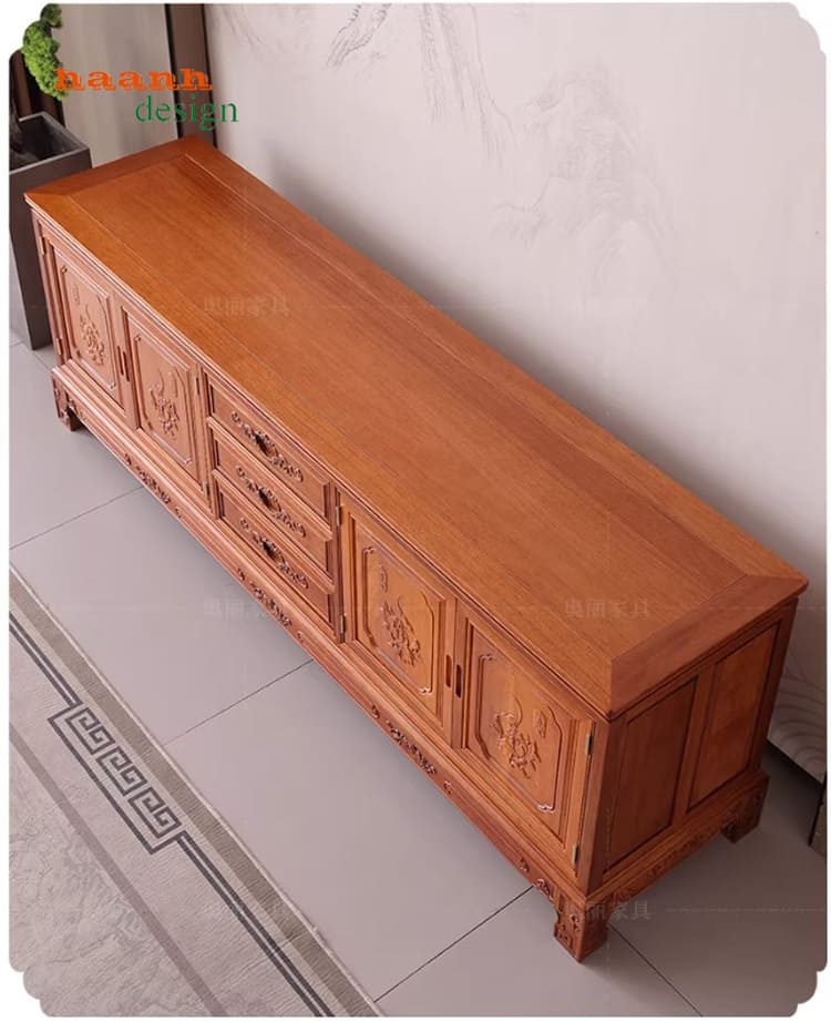 kệ tivi gỗ đẹp phòng khách sang trọng