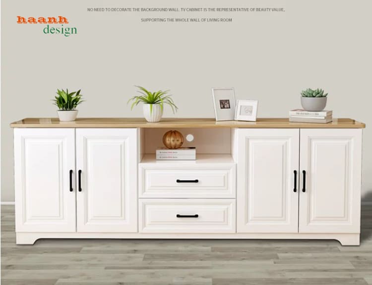 Kệ Tivi Gỗ Công Nghiệp Hiện Đại