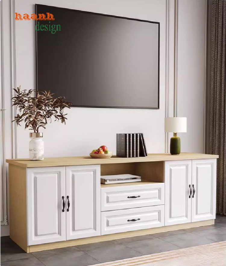 kệ tivi gỗ công nghiệp MDF chống ẩm cốt Thái Lan