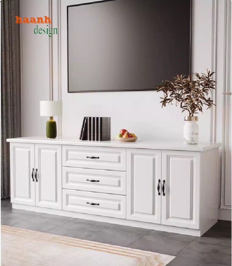 kệ tivi gỗ công nghiệp đẹp phong cách tối giản