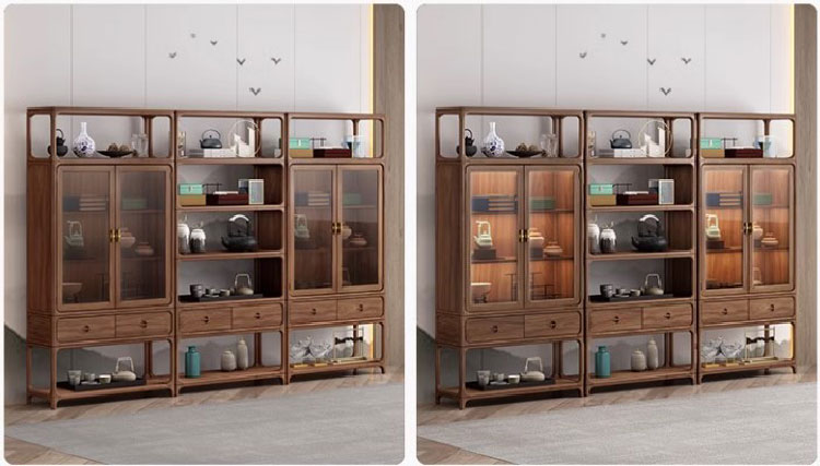 kệ trưng bày đồ gỗ