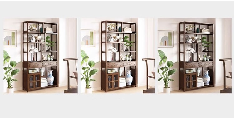 kệ trang trí gỗ sồi