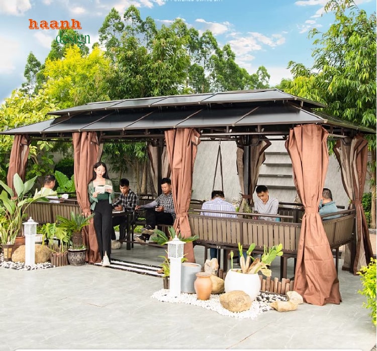 Nhà chòi kẽm ngoài trời - Giải pháp cho không gian sống-NSC 013