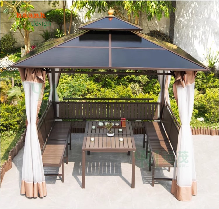 chòi nghỉ bằng sắt