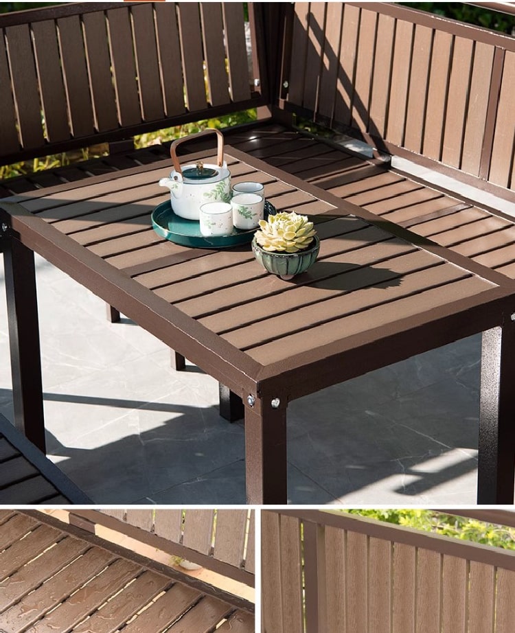 Nhà chòi kẽm ngoài trời