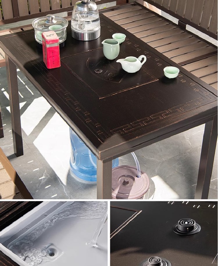 Nhà chòi kẽm ngoài trời