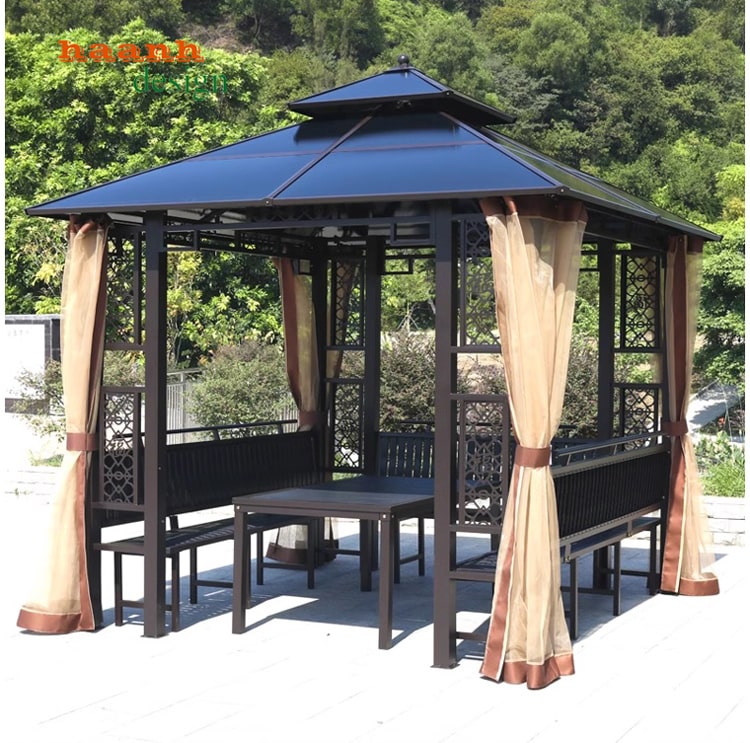 Nhà chòi ngoài trời chất liệu kẽm