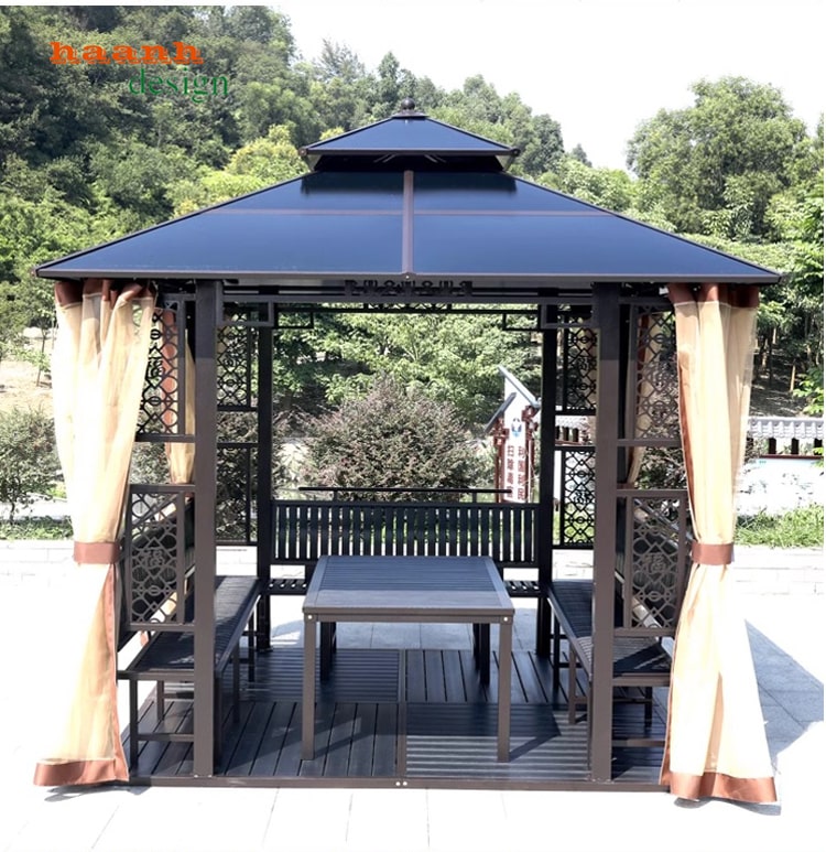 Nhà chòi ngoài trời chất liệu kẽm
