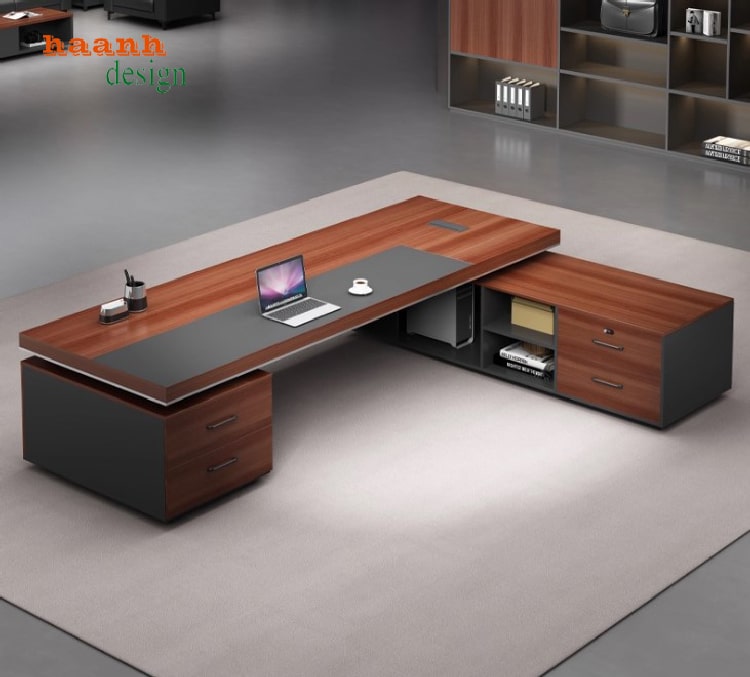 mẫu bàn làm việc chủ tịch đẹp tại showroom nội thất