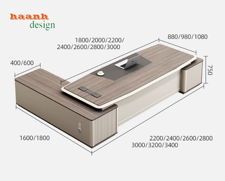 Bàn ghế phòng lãnh đạo gỗ công nghiệp