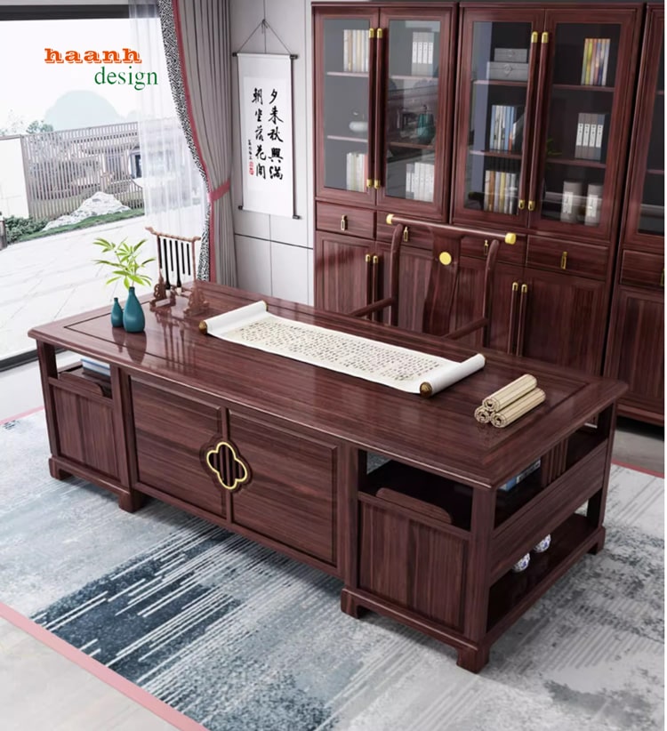 Bàn ghế đồ gỗ phòng lãnh đạo